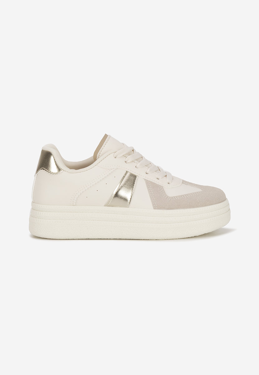Sneakers con plateau Serinia oro