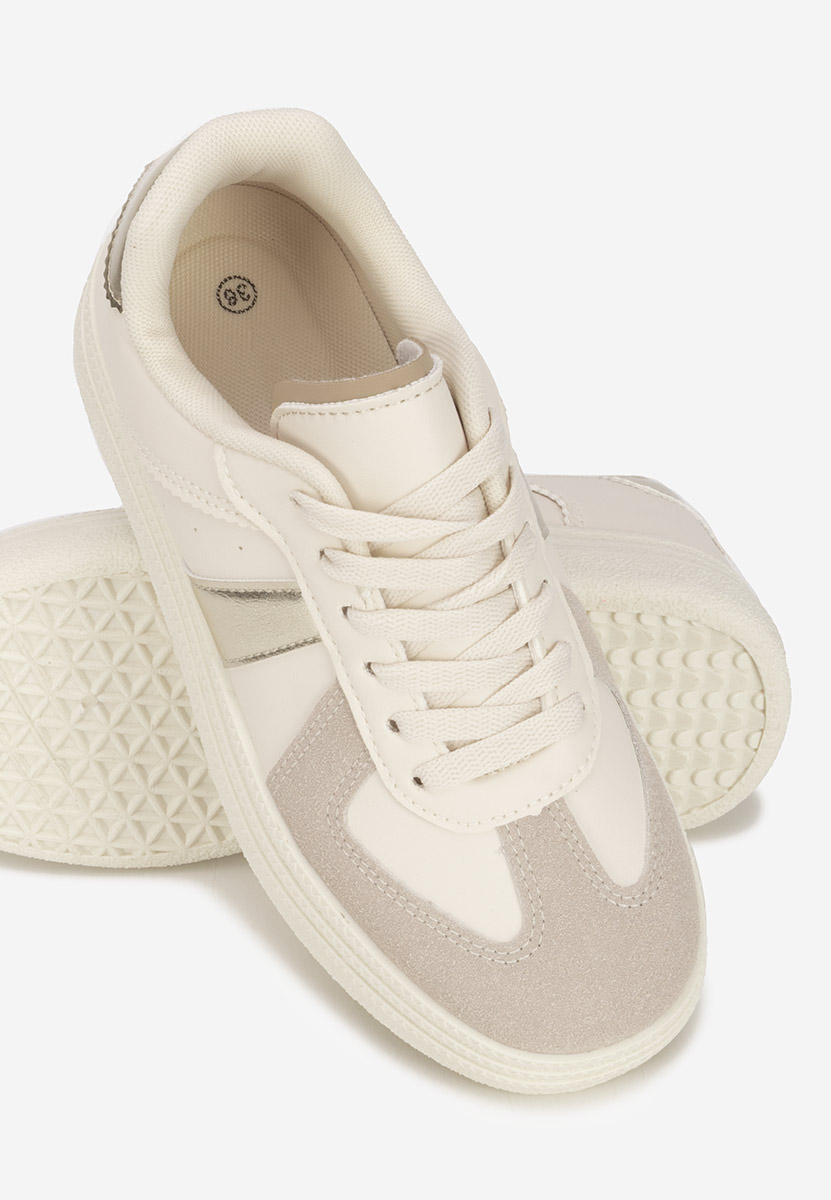 Sneakers con plateau Serinia oro