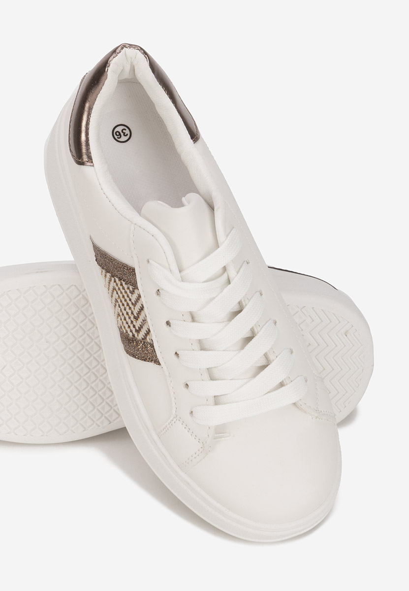 Sneakers con plateau Atenia bianchi