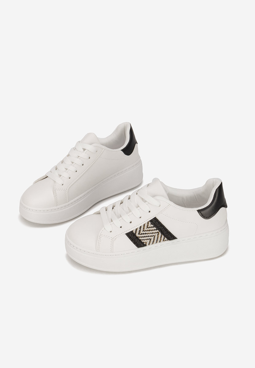 Sneakers con plateau Atenia V2 bianchi