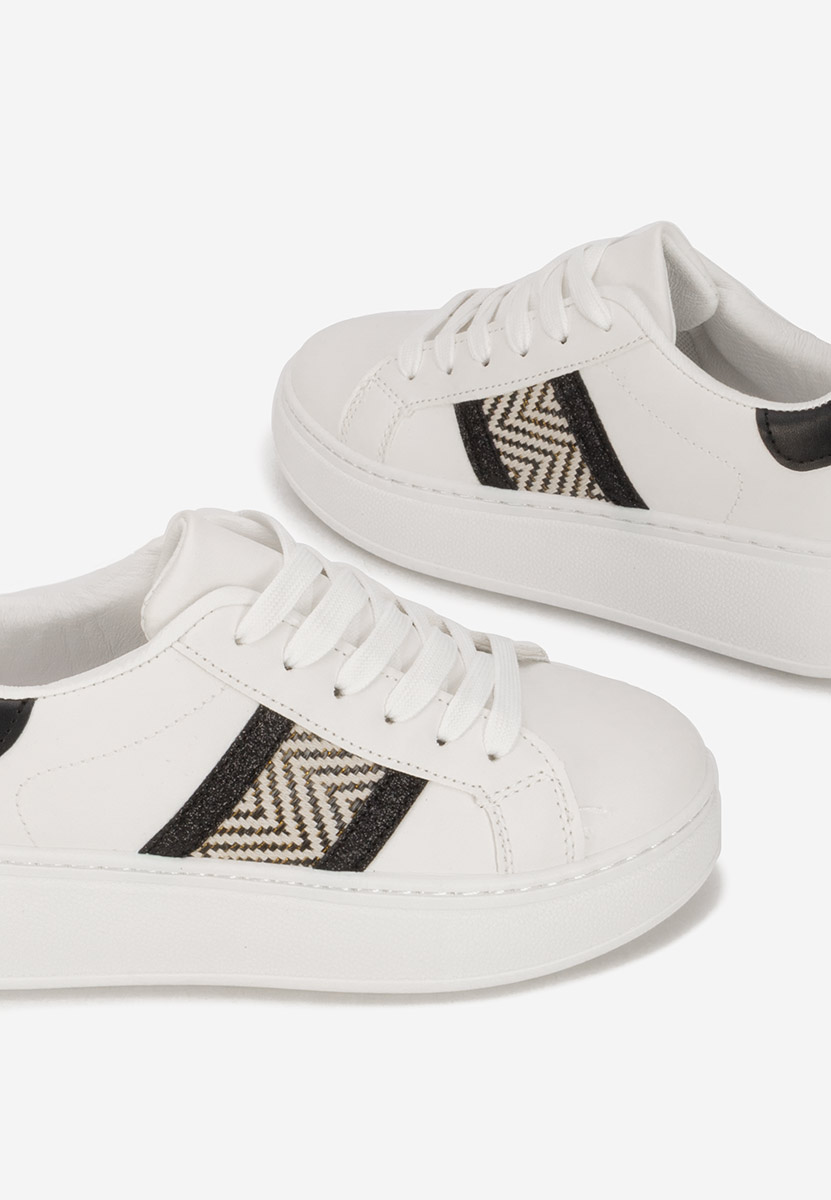 Sneakers con plateau Atenia V2 bianchi