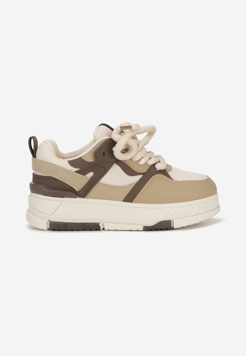 Sneakers con plateau Rosallia cachi