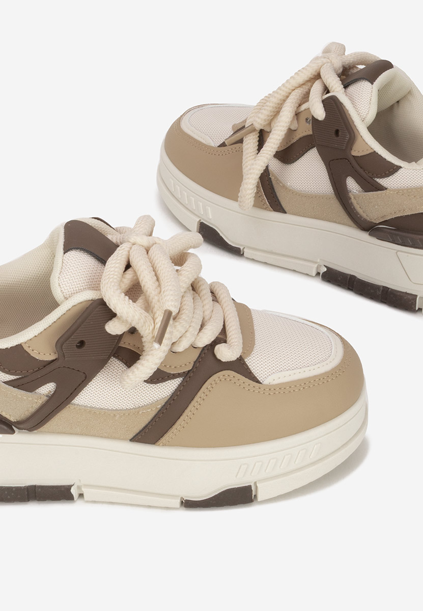 Sneakers con plateau Rosallia cachi