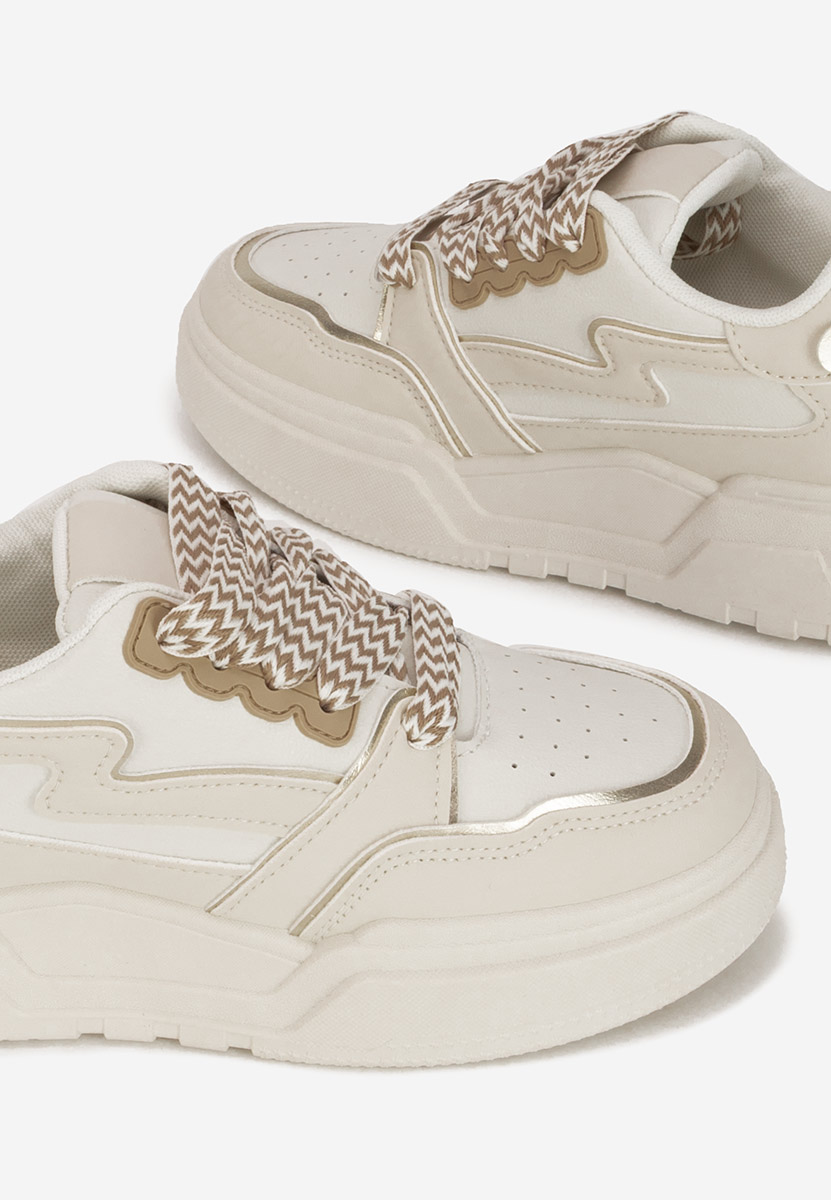 Sneakers con plateau Atanasia beige