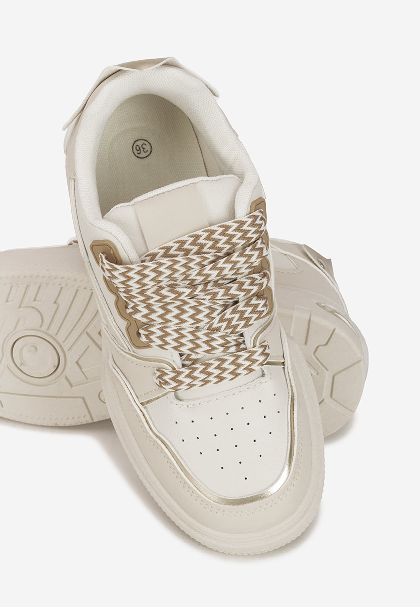 Sneakers con plateau Atanasia beige