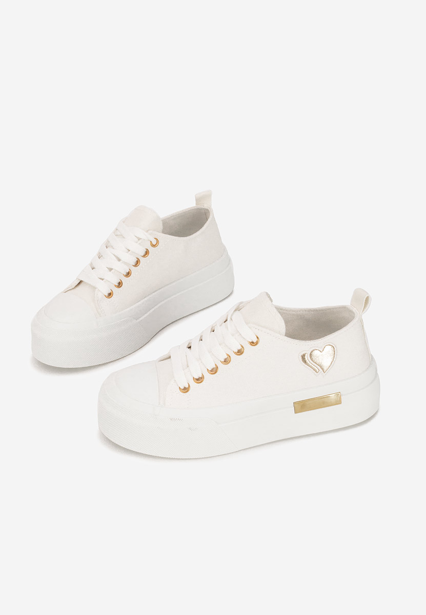 Sneakers con plateau Inimia bianchi