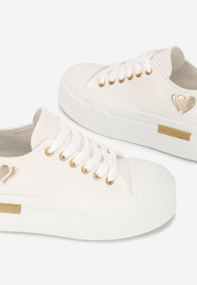Sneakers con plateau Inimia bianchi
