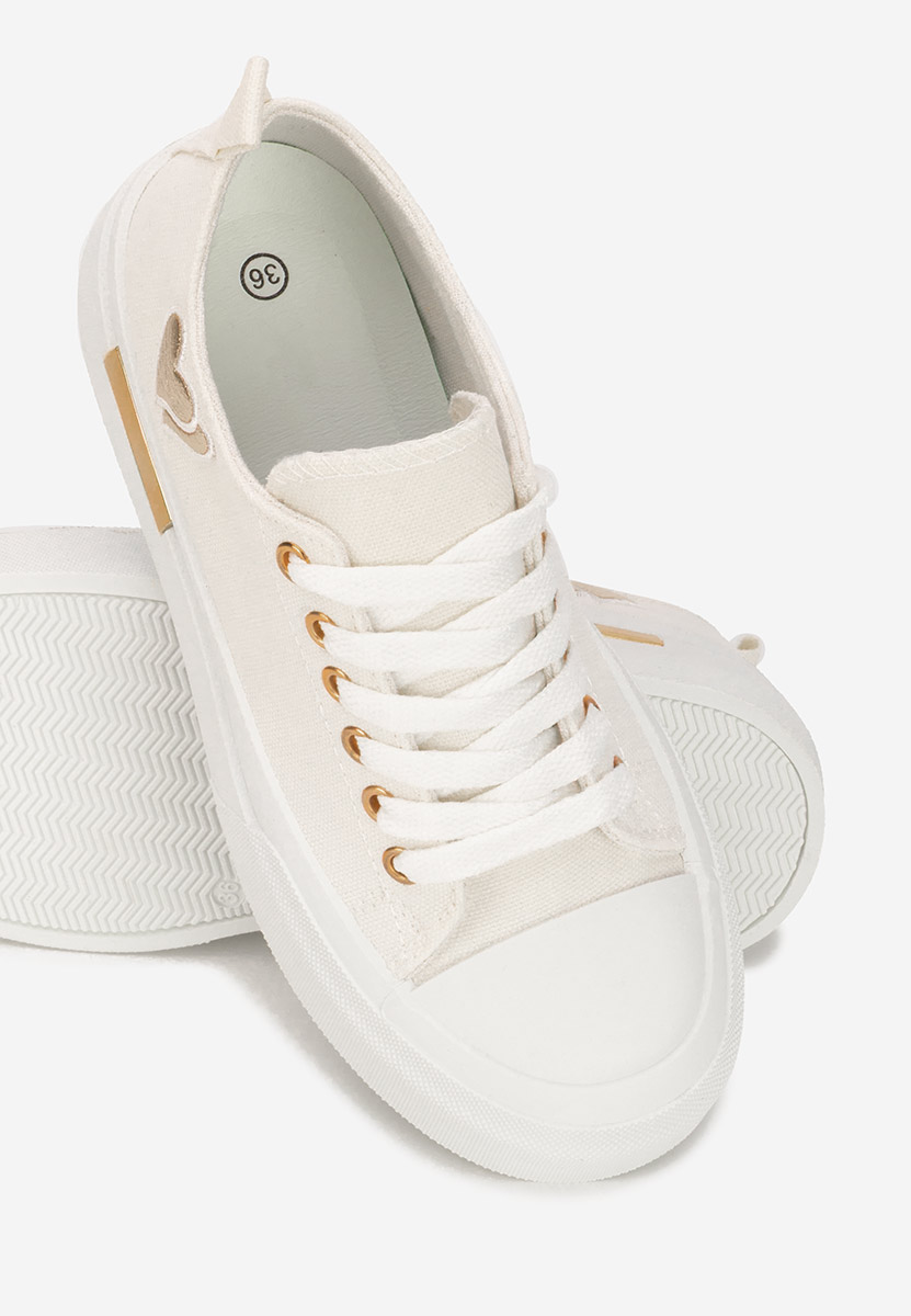 Sneakers con plateau Inimia bianchi