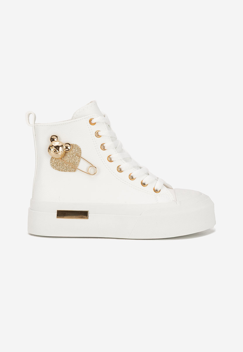 Scarpe da ginnastica High-Top Irlanda bianchi