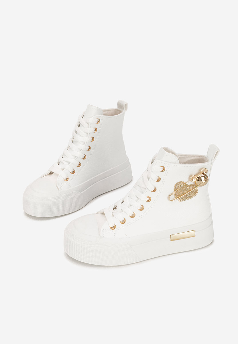 Scarpe da ginnastica High-Top Irlanda bianchi
