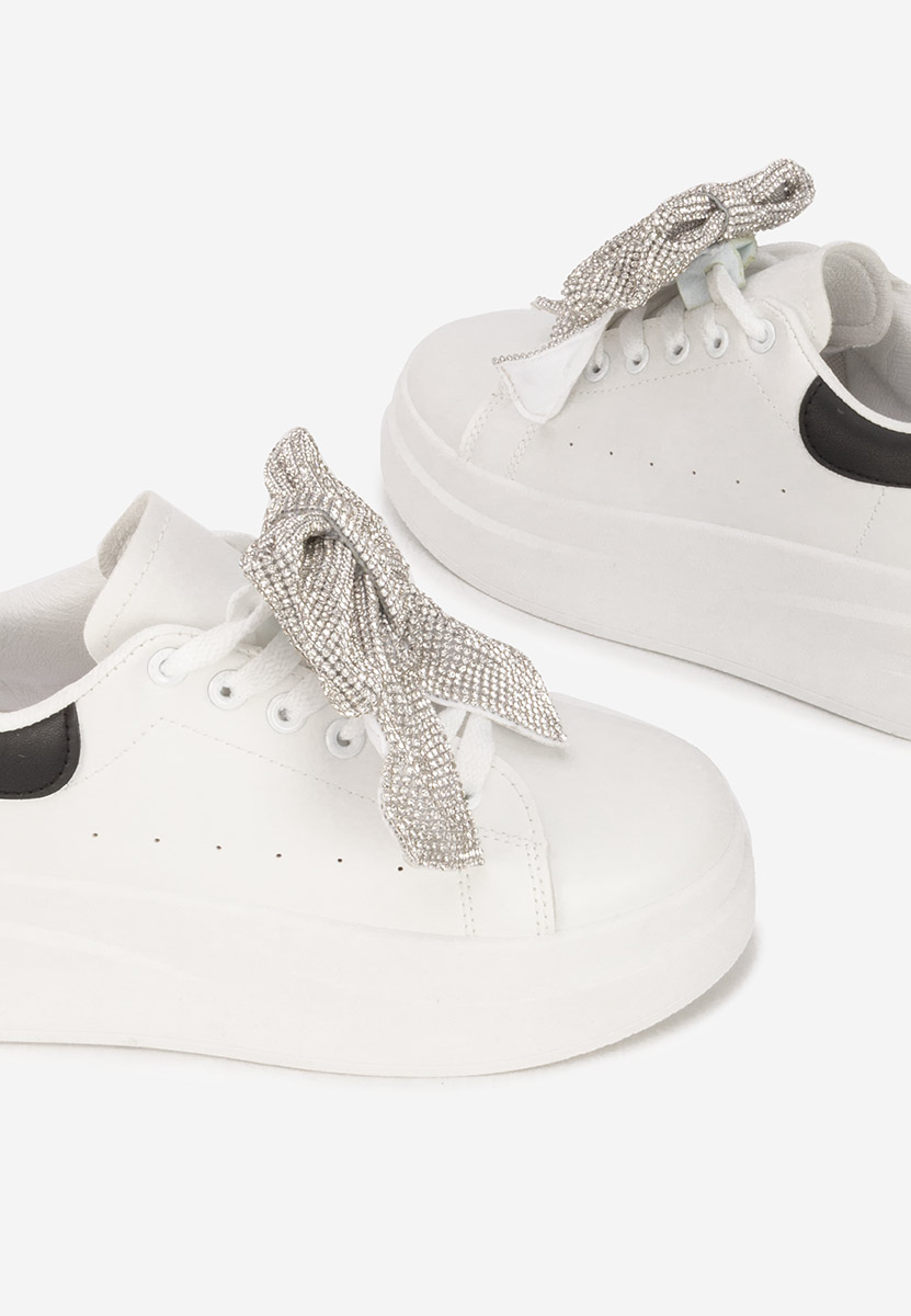 Sneakers con plateau Anitta V2 bianchi