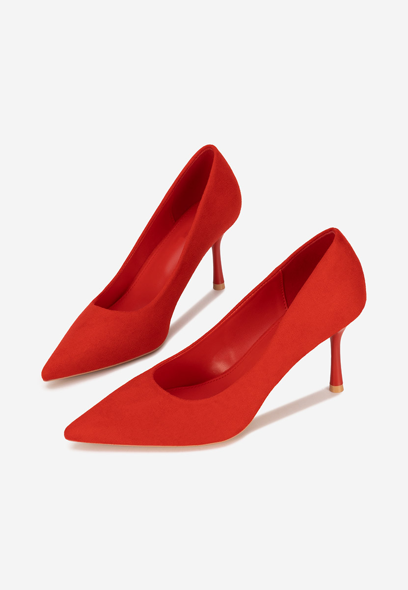 Décolleté tacco a spillo Antoneia rosso