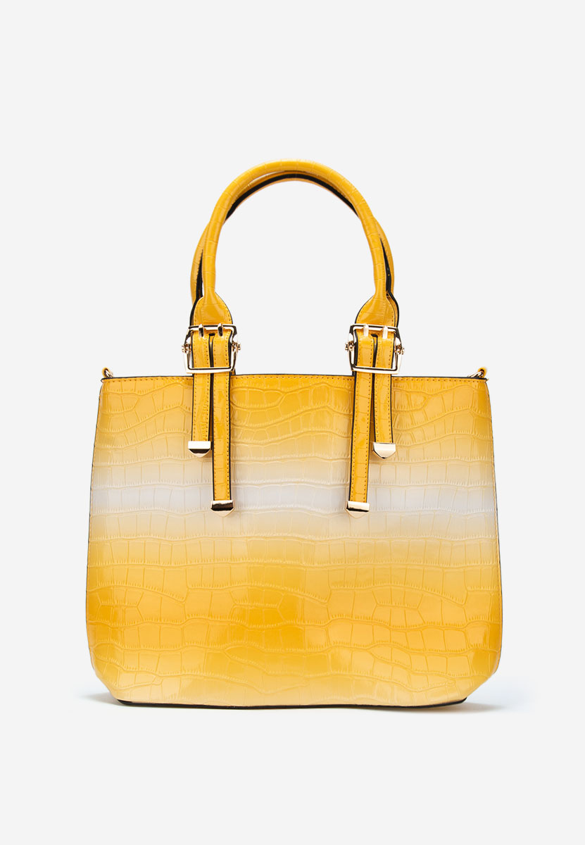 Borsa a mano Fenda gialla