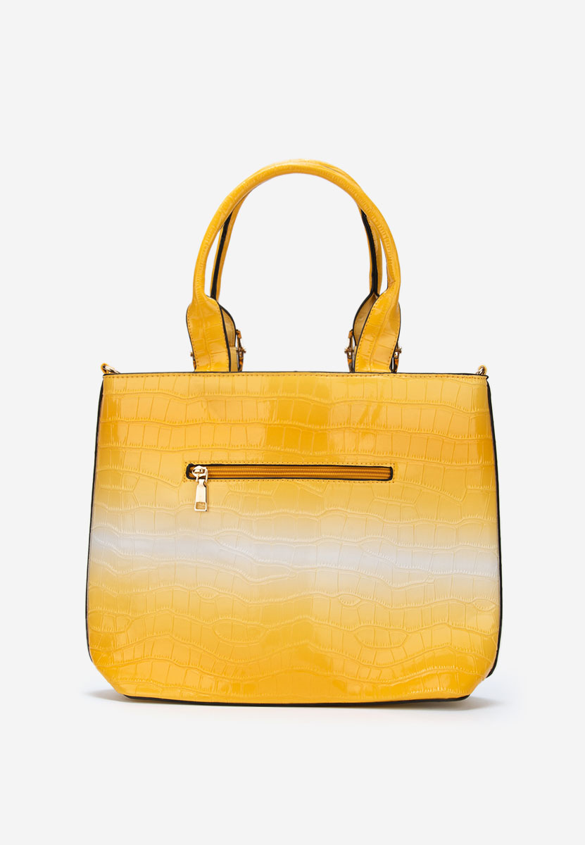 Borsa a mano Fenda gialla
