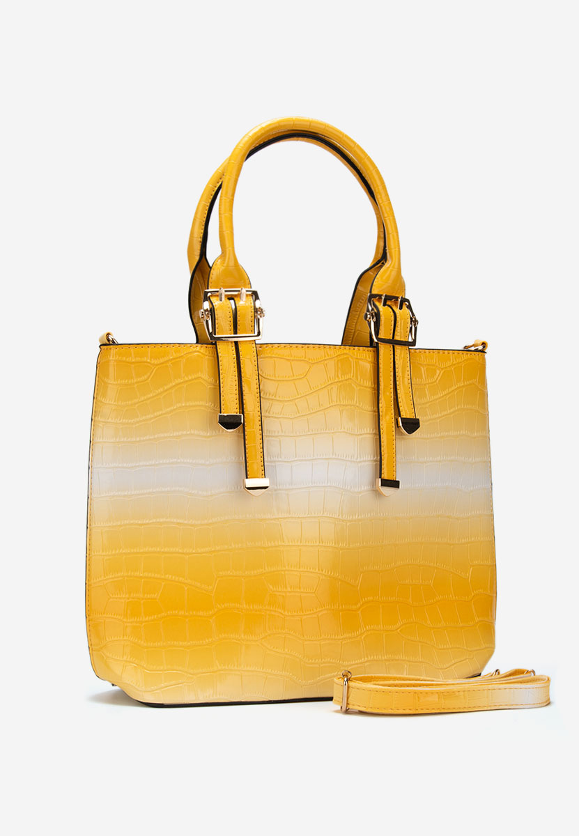 Borsa a mano Fenda gialla