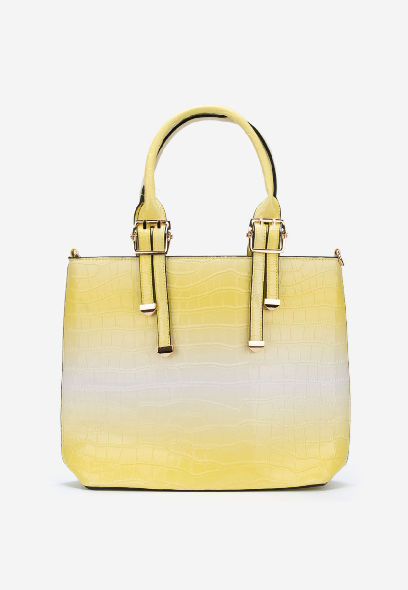 Borsa a mano Fenda V2 gialloa