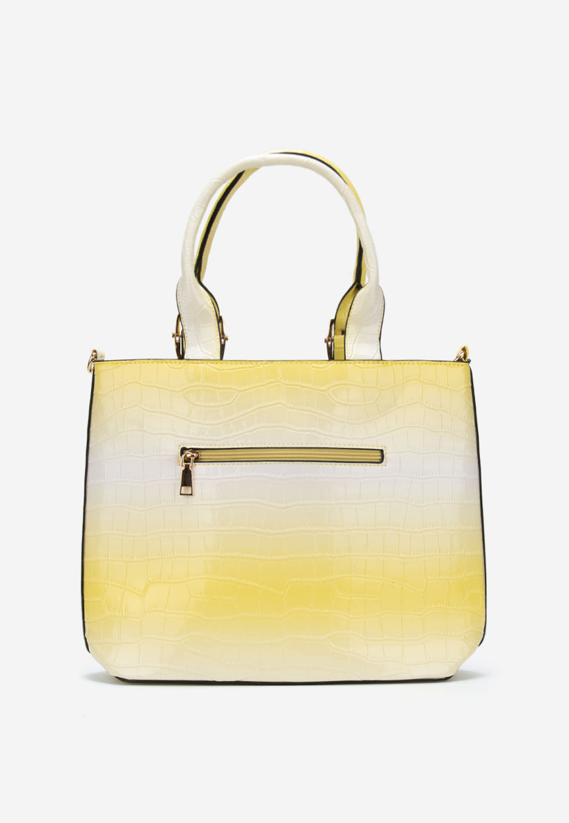 Borsa a mano Fenda V2 gialloa