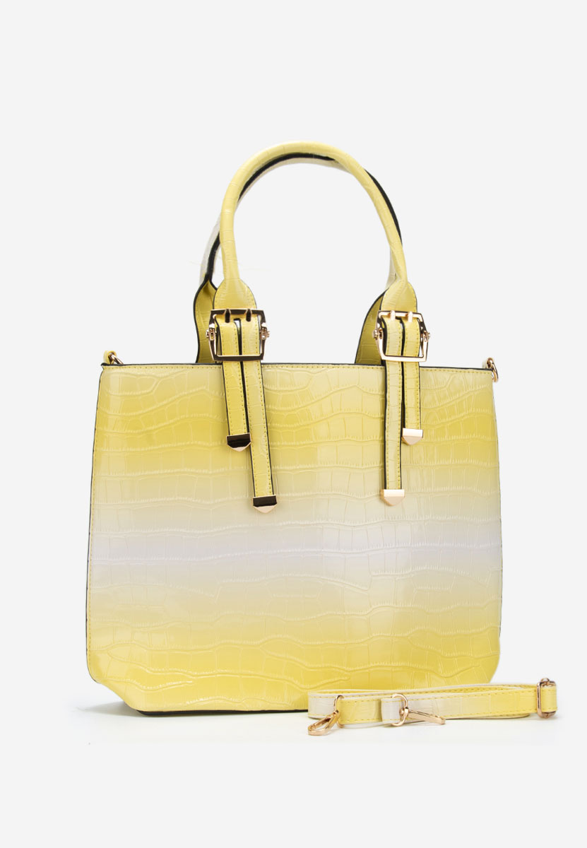 Borsa a mano Fenda V2 gialloa