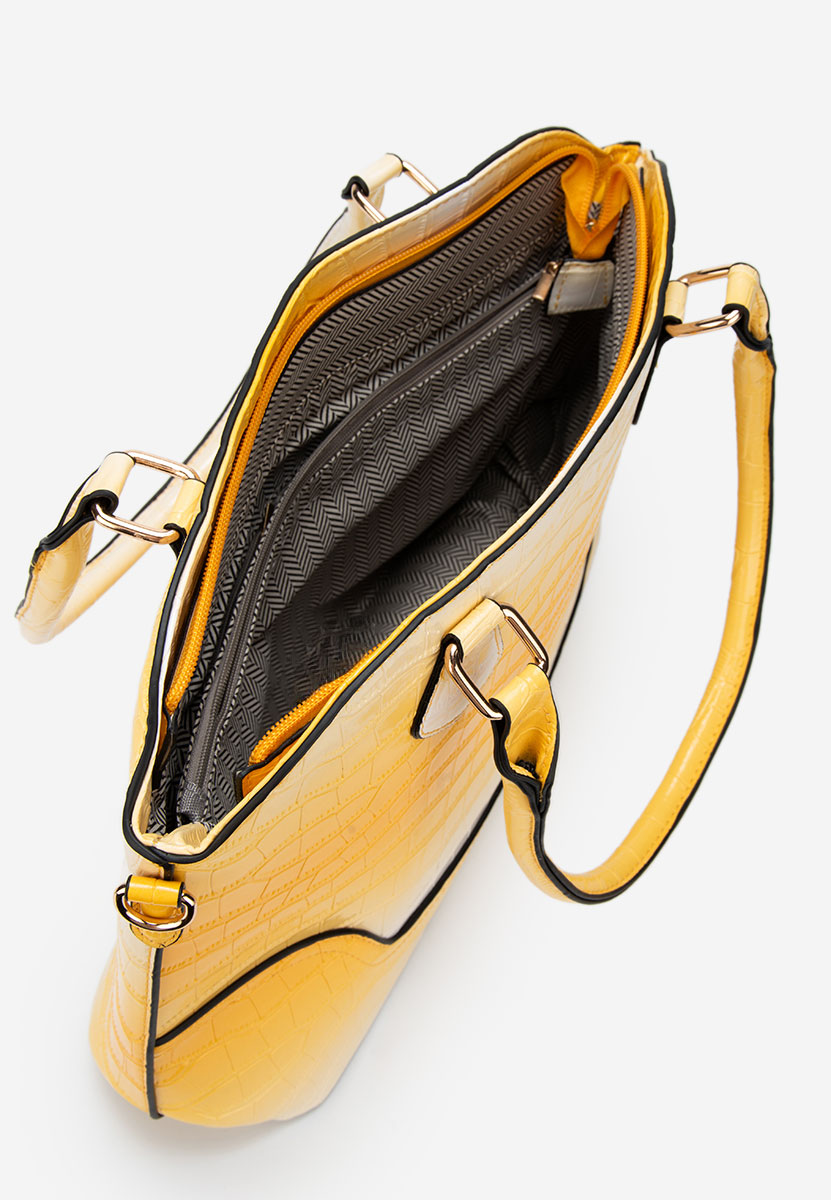 Borsa a mano Jannia gialla