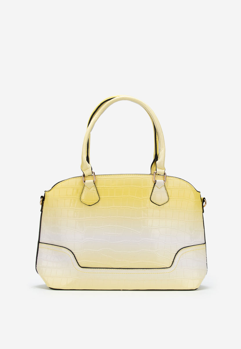 Borsa a mano Jannia V2 gialla