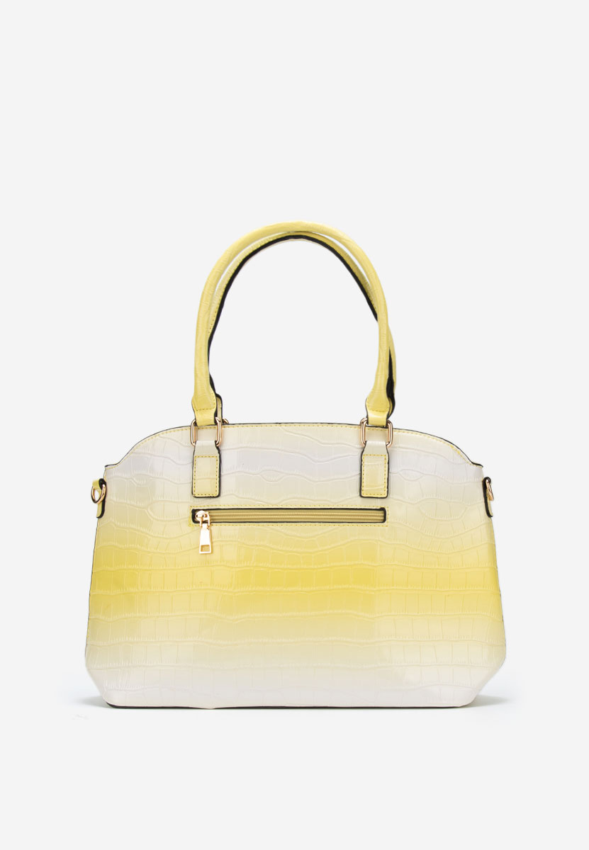Borsa a mano Jannia V2 gialla