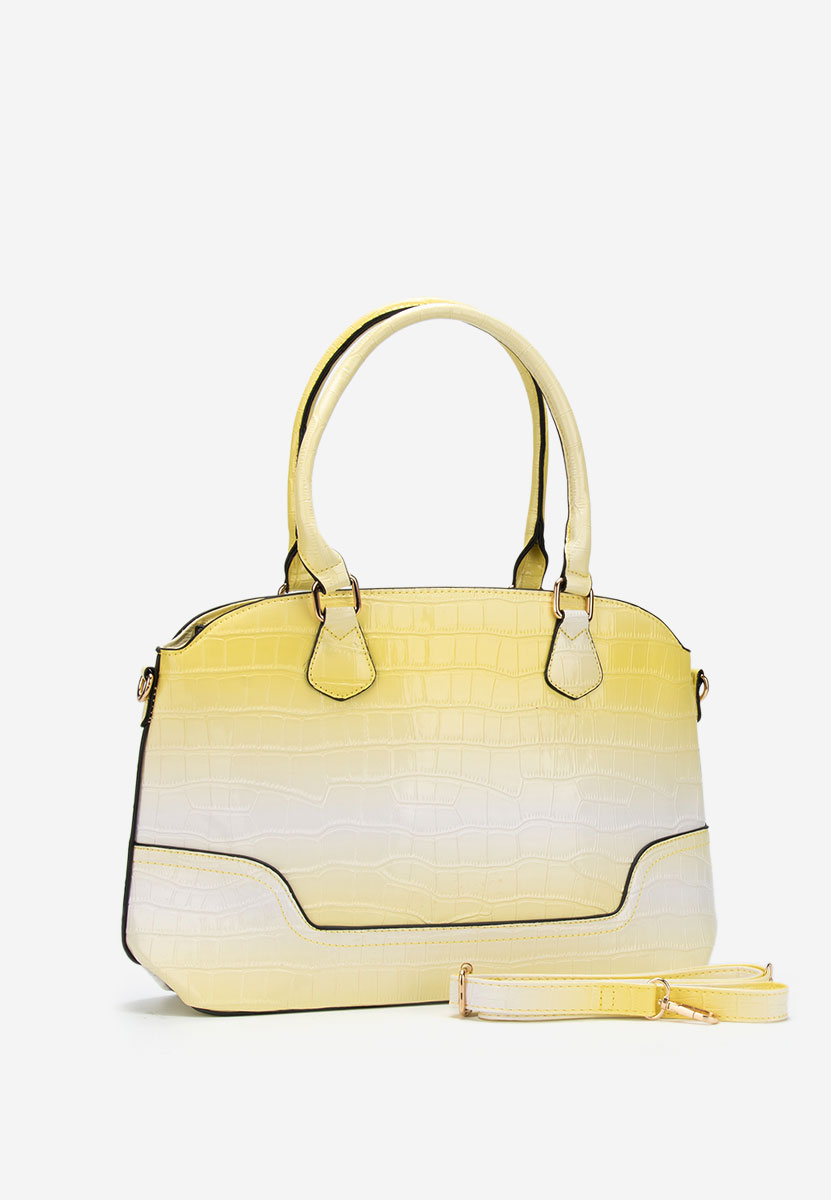 Borsa a mano Jannia V2 gialla