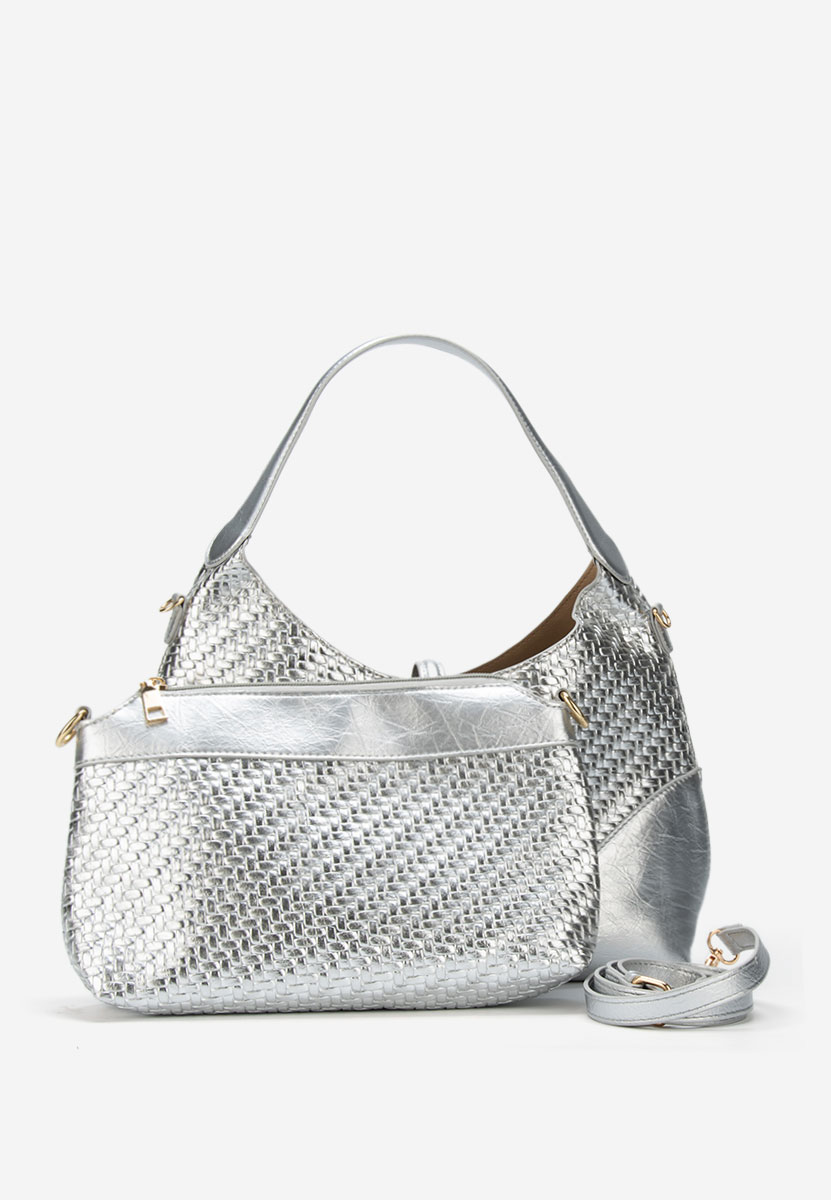 Borsa a mano Wanda argento