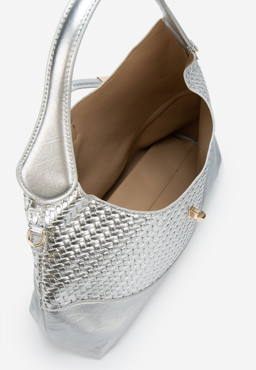 Borsa a mano Wanda argento