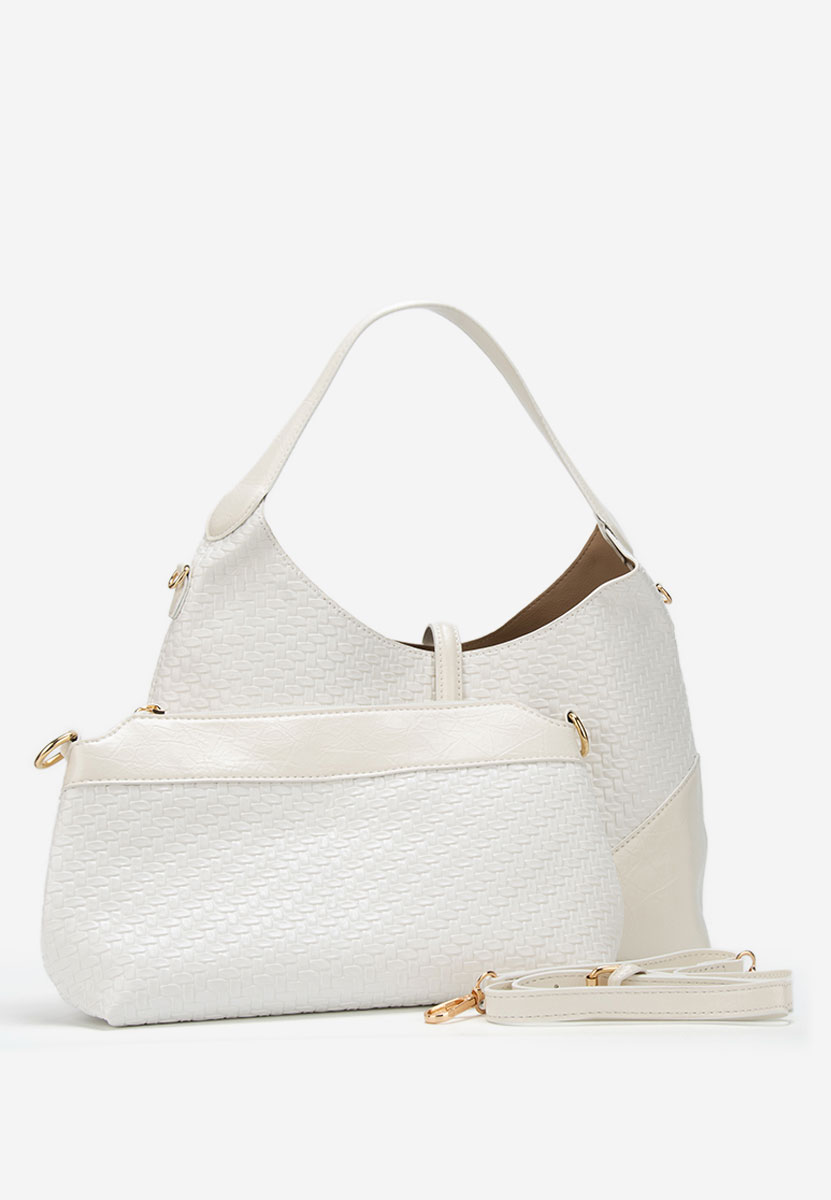 Borsa a mano Wanda bianca