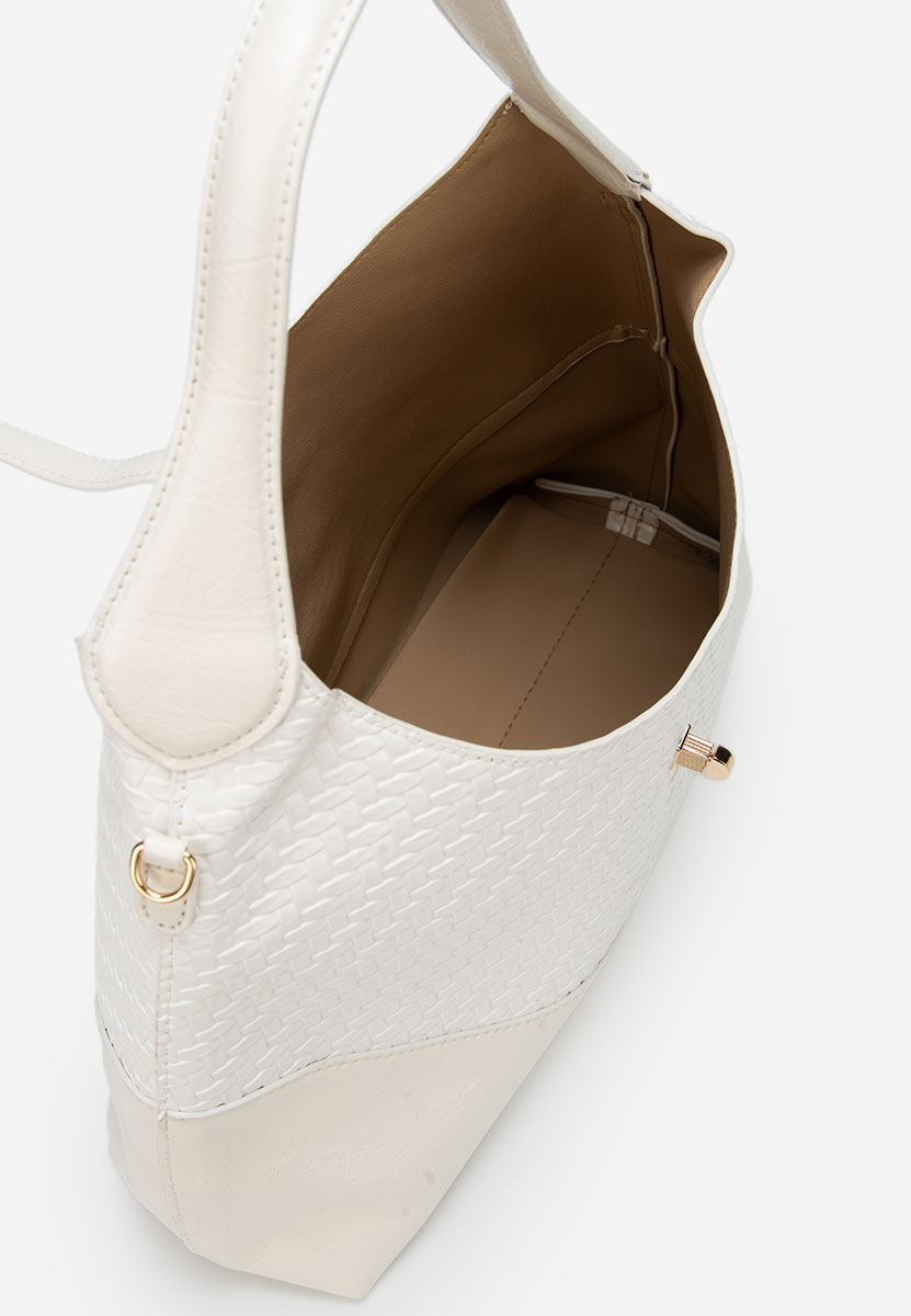 Borsa a mano Wanda bianca