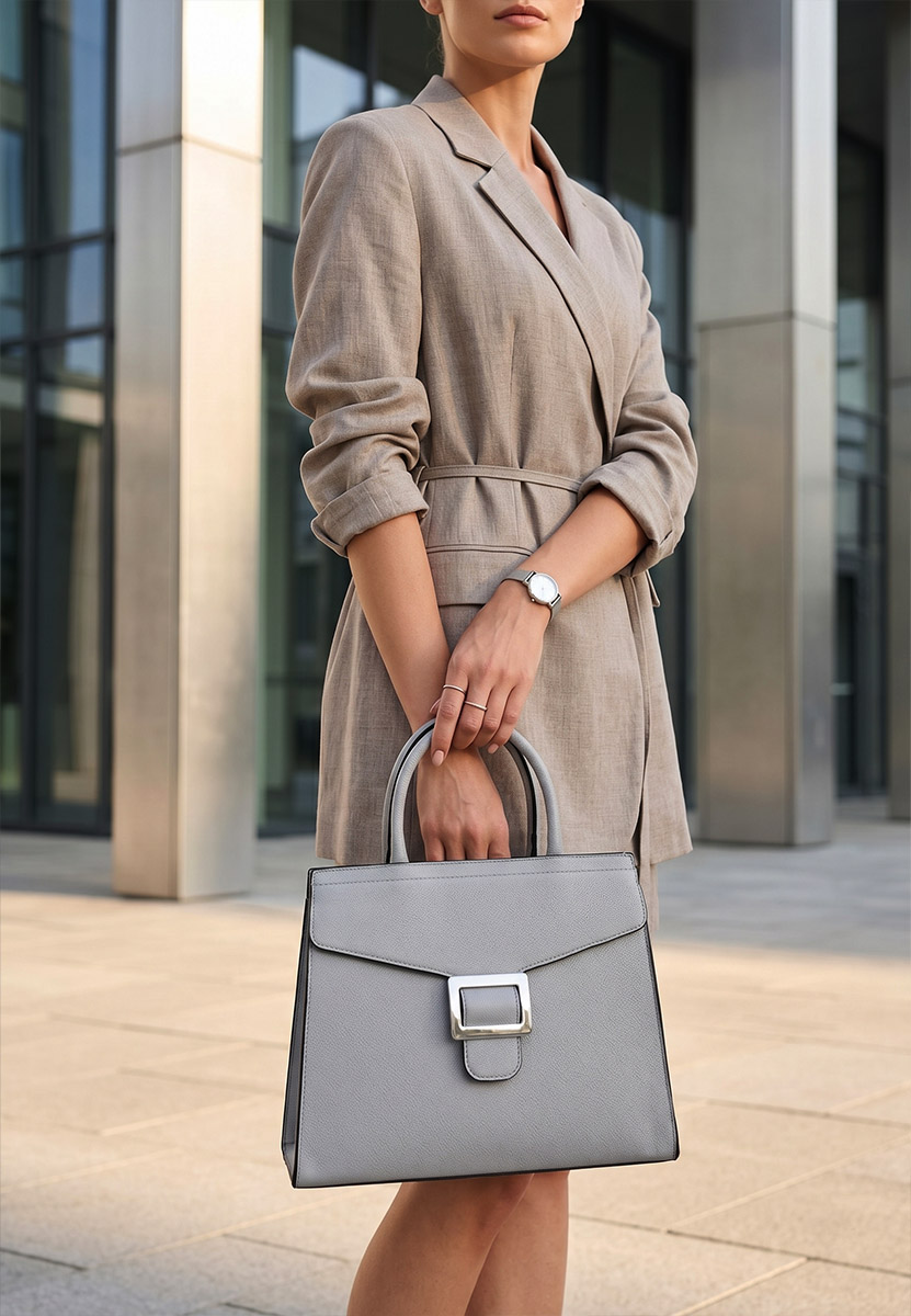 Borsa da ufficio Georginia grigio
