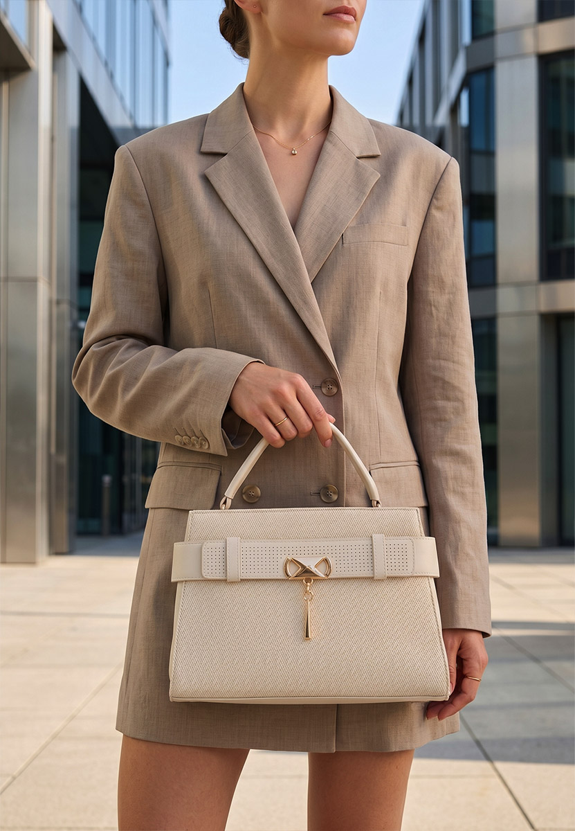 Borsa a mano Marana beige