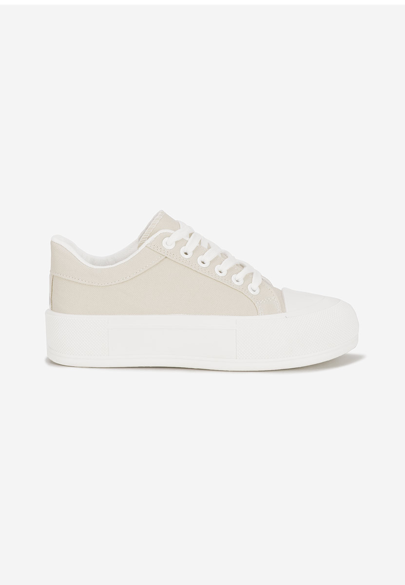 Scarpe da ginnastica con piattaforma Antonea beige