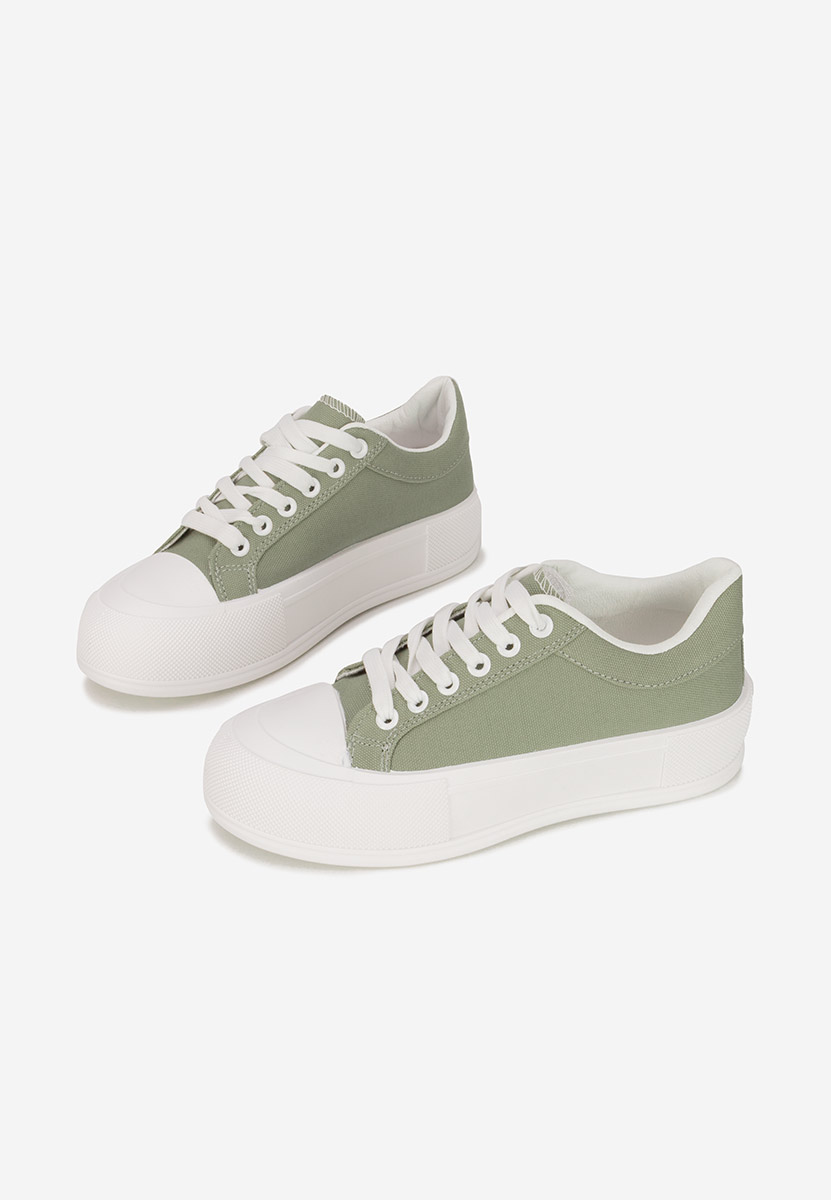 Scarpe da ginnastica con piattaforma Antonea verdi