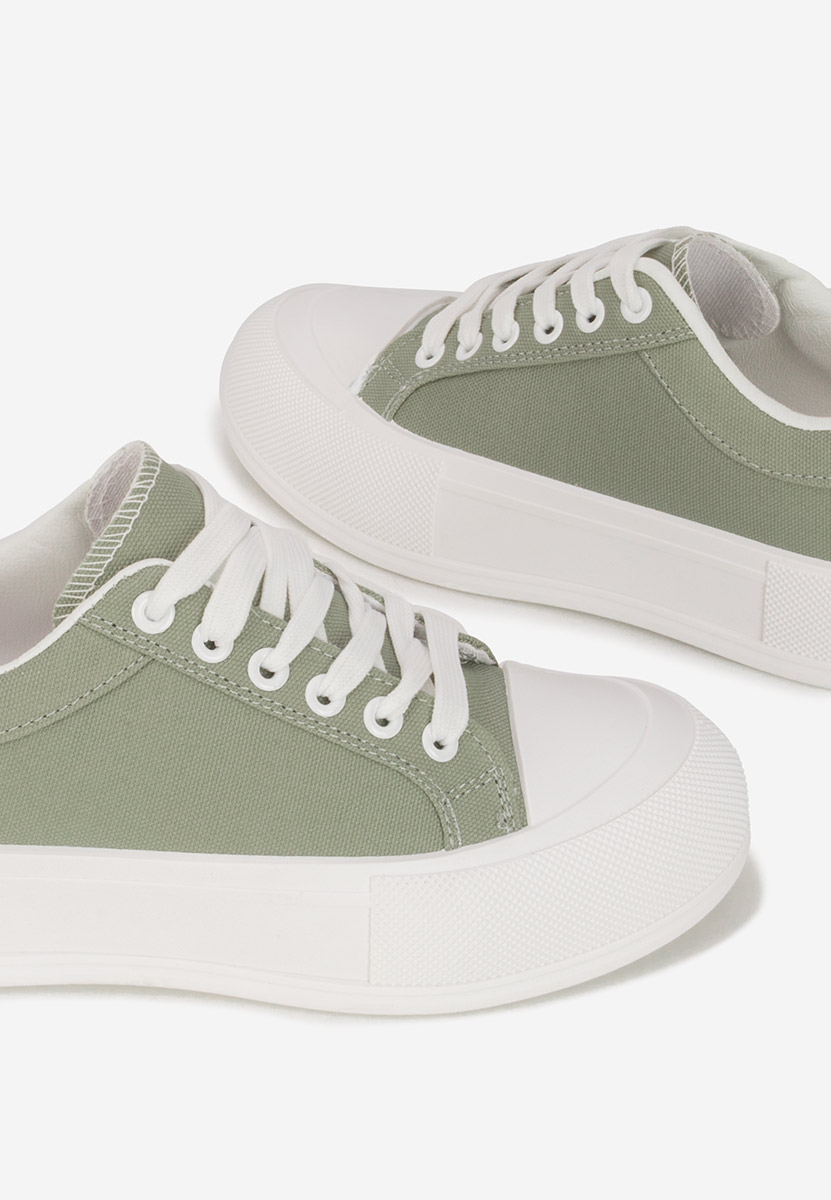 Scarpe da ginnastica con piattaforma Antonea verdi