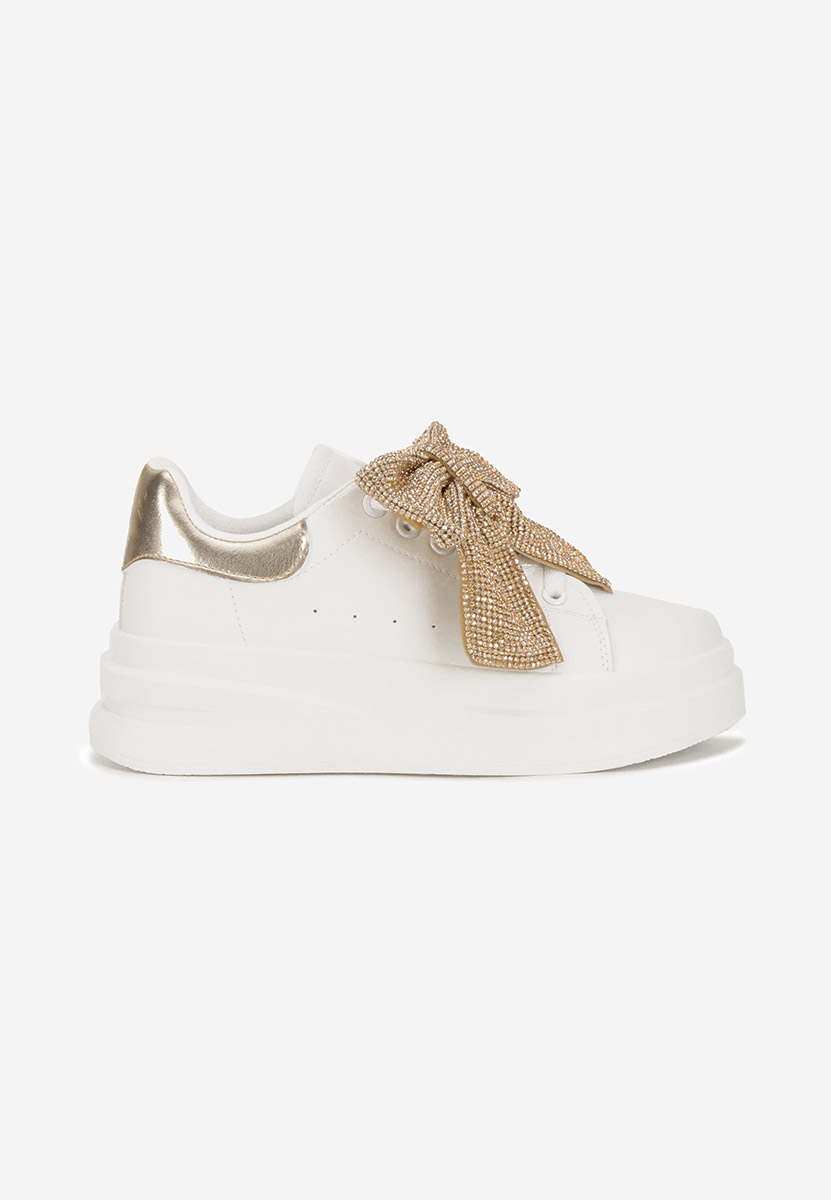 Sneakers con plateau Anitta oro