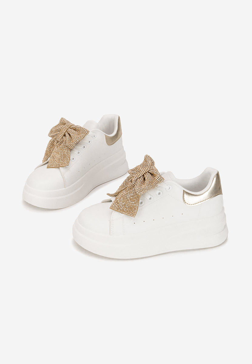 Sneakers con plateau Anitta oro