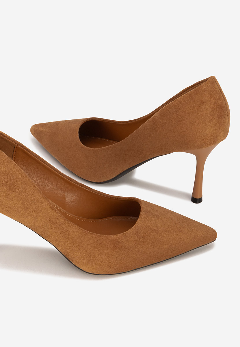 Décolleté tacco a spillo Antoneia camel