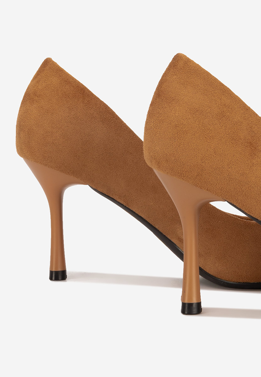 Décolleté tacco a spillo Antoneia camel
