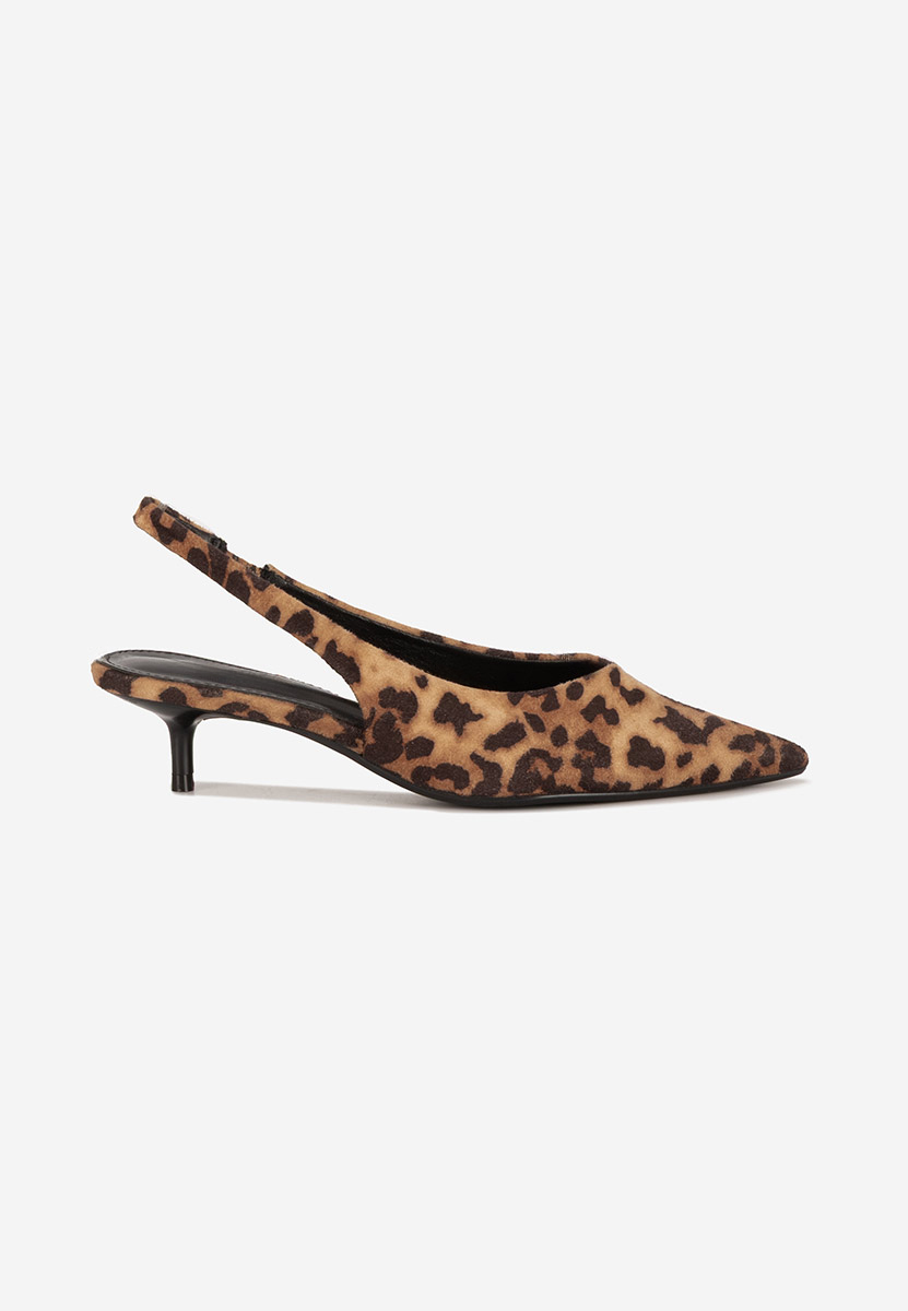 Décolleté Slingback Amadeea leopardi