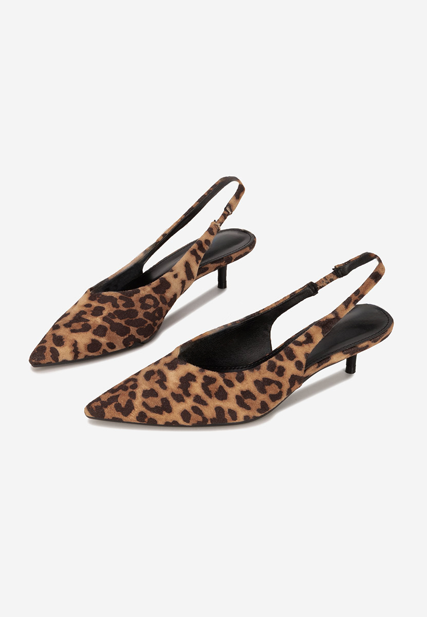Décolleté Slingback Amadeea leopardi