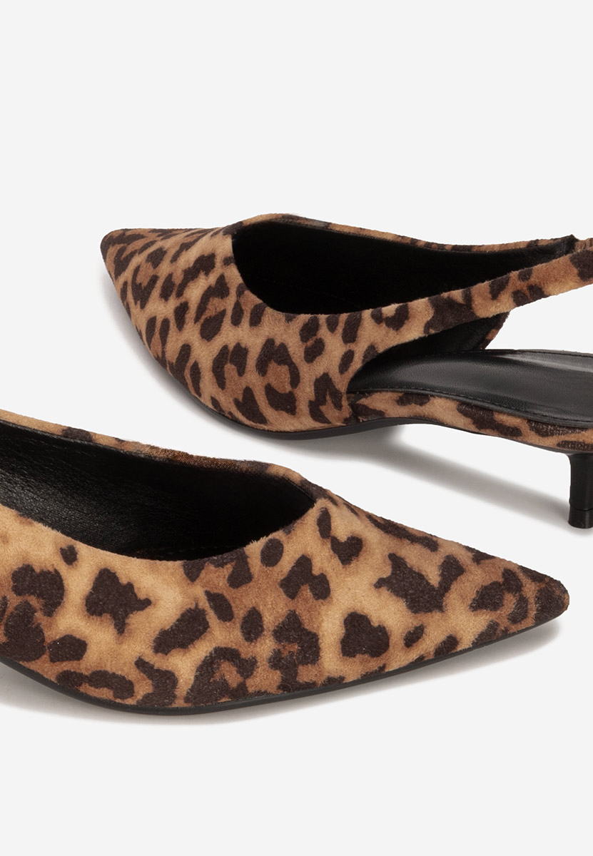 Décolleté Slingback Amadeea leopardi