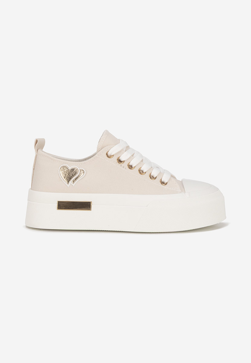 Sneakers con plateau Inimia beige