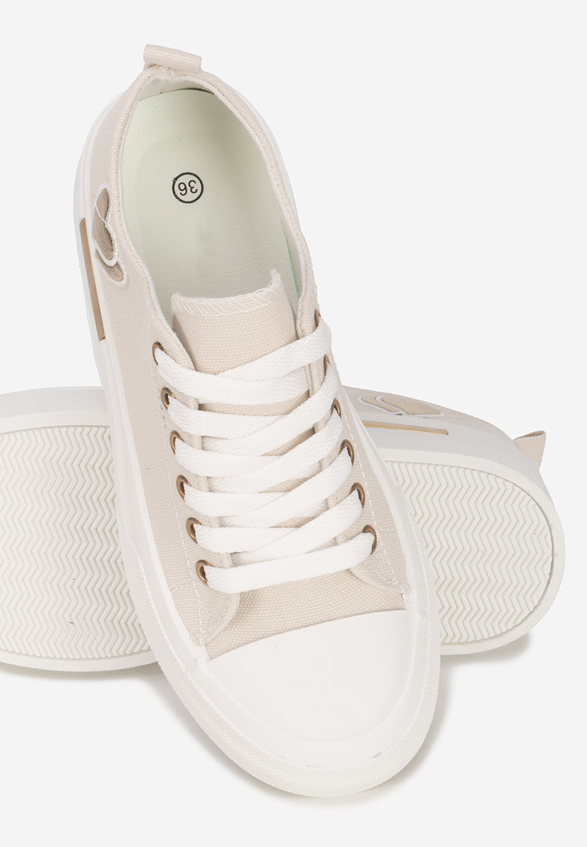 Sneakers con plateau Inimia beige