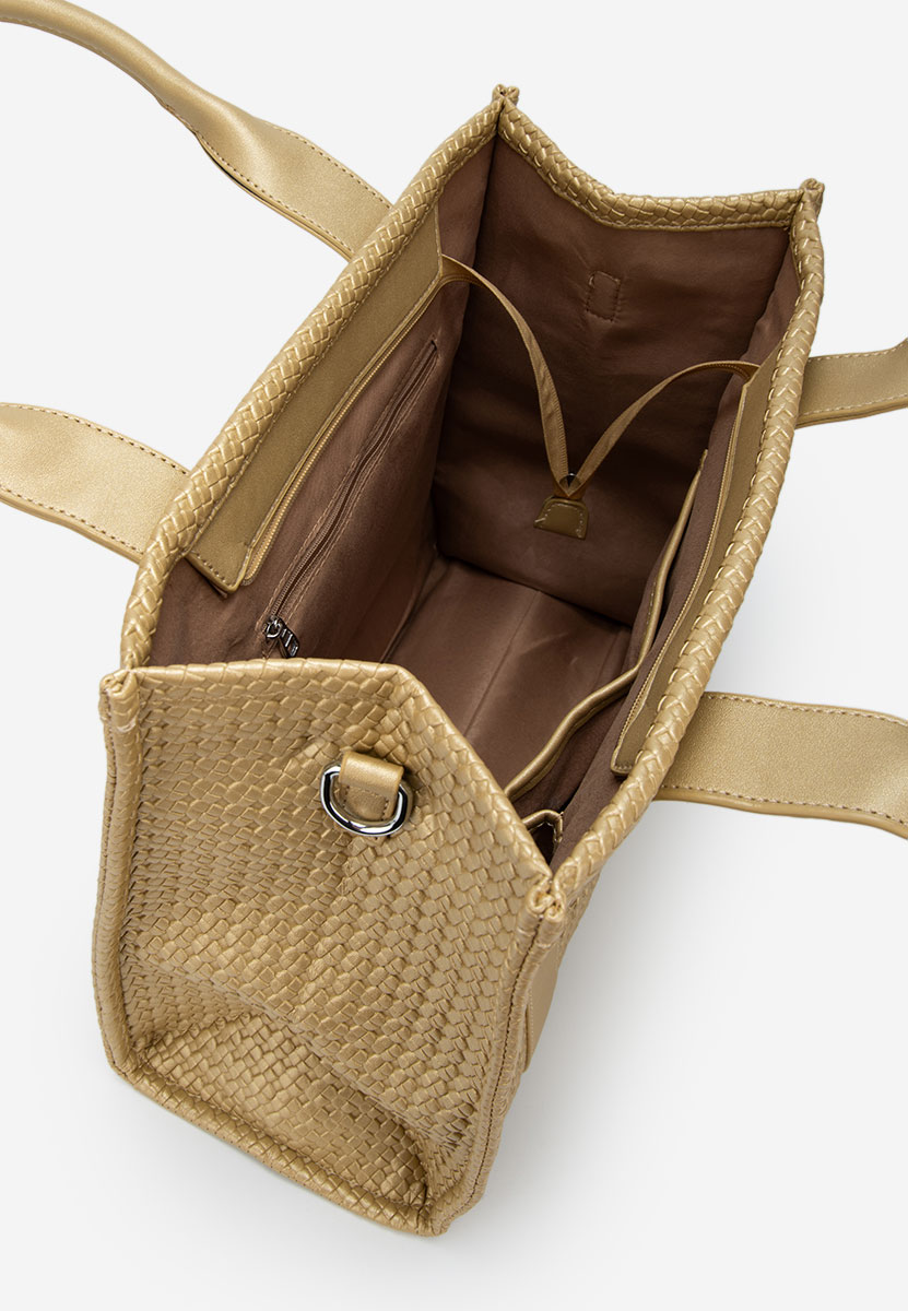 Borsa a mano Diena dorata