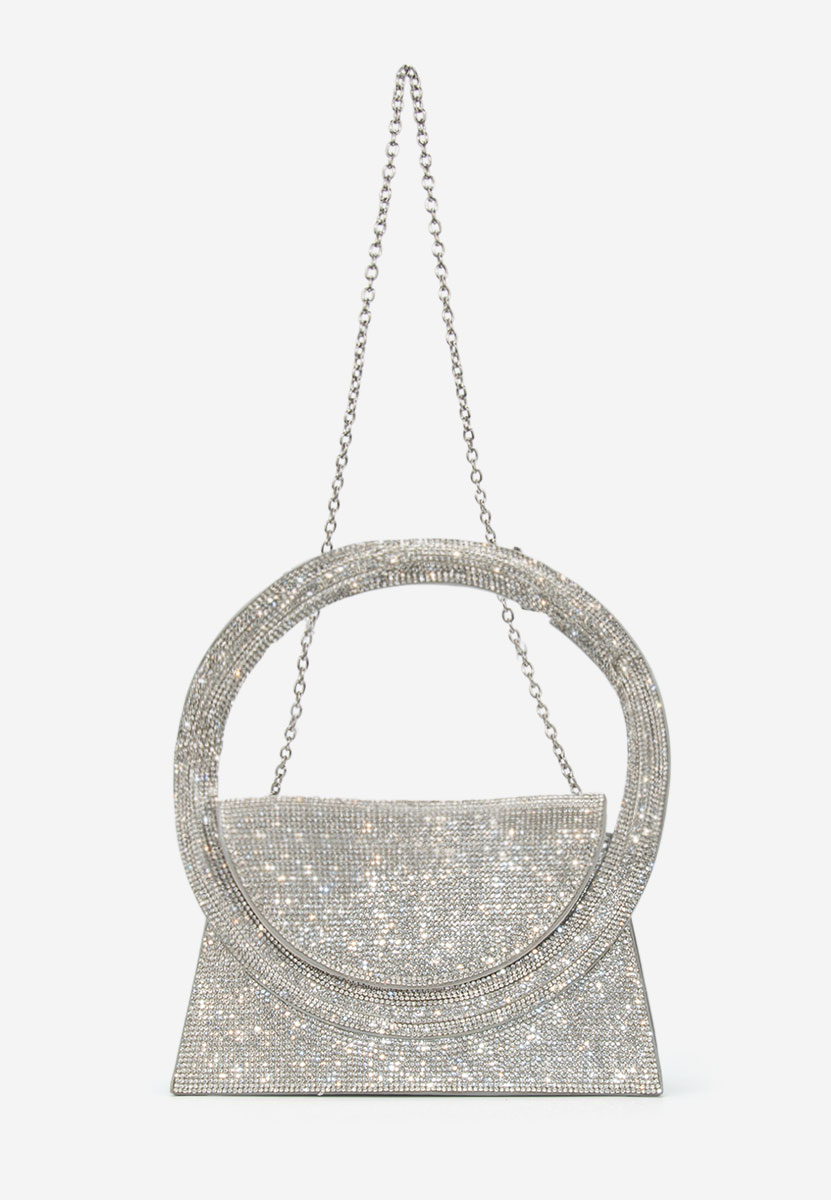 Borsa a mano Anaelia argento