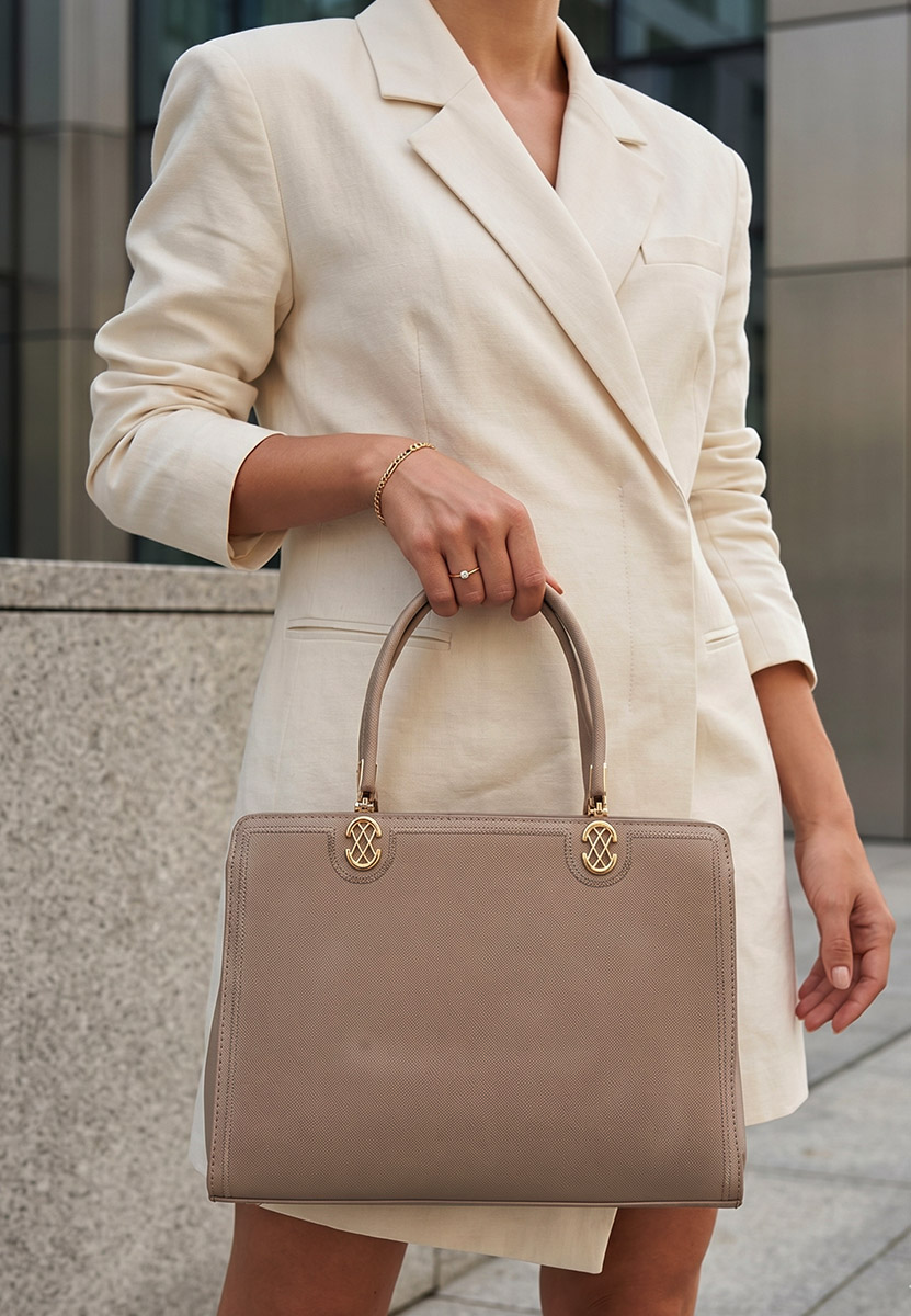 Borsa da ufficio Alecsa cachi