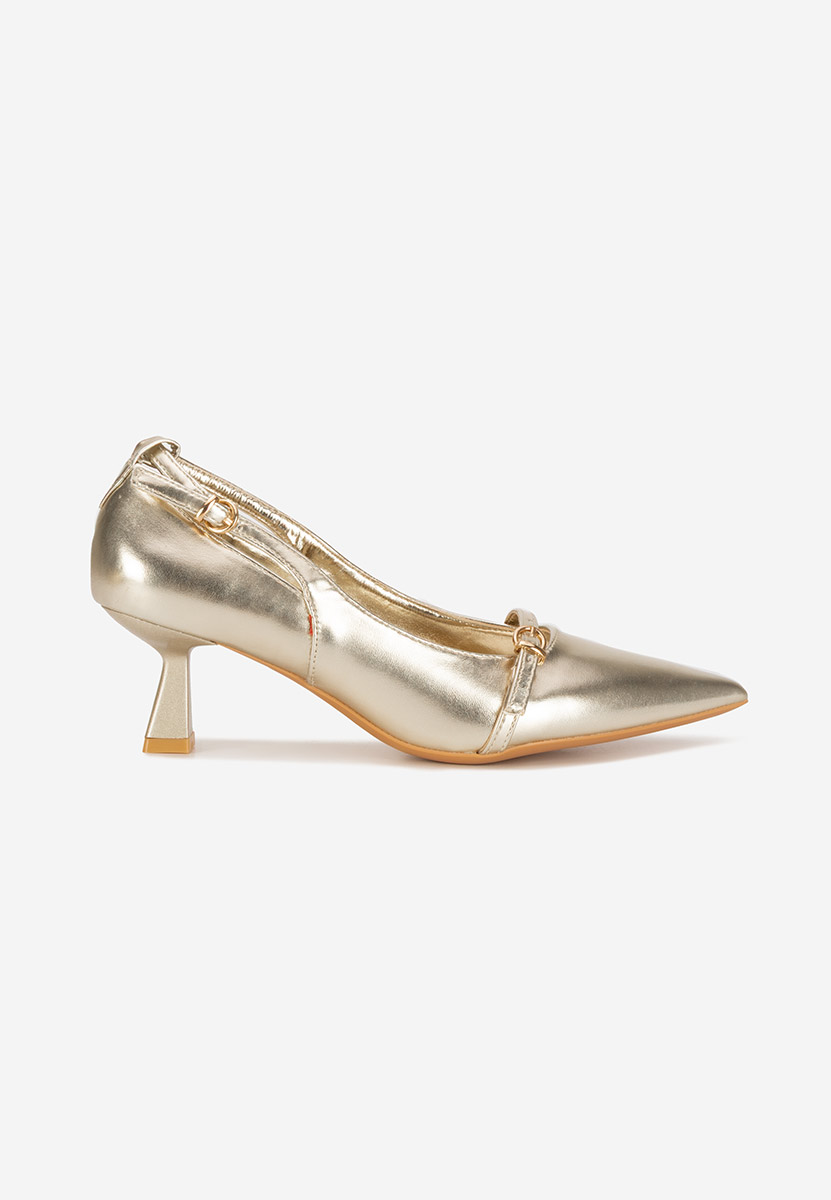 Décolleté tacco a spillo Surie oro