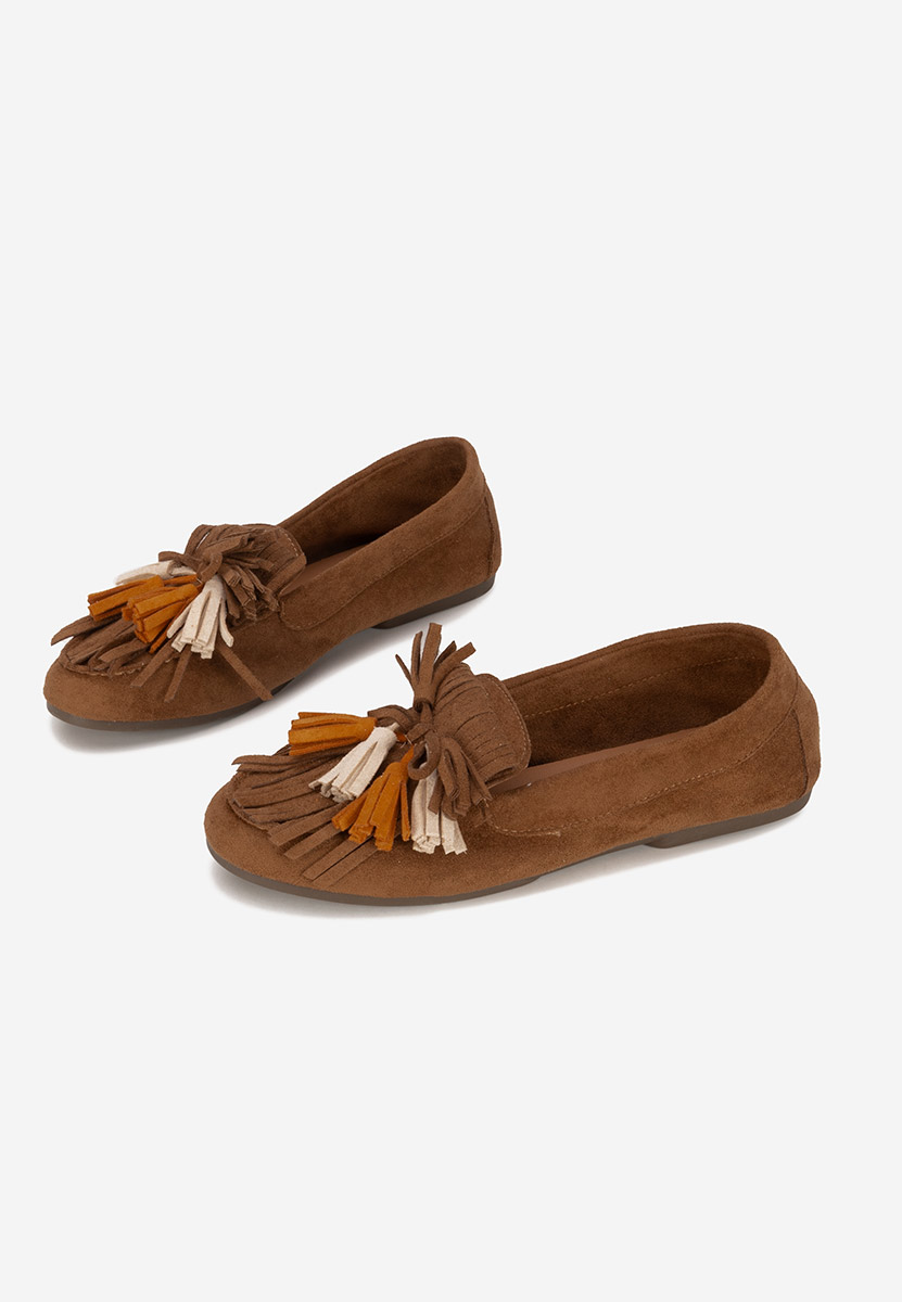Mocassini da donna Sedania camel
