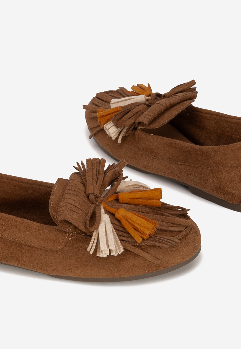 Mocassini da donna Sedania camel